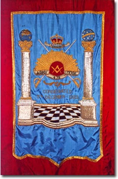 The Army Lodge banner